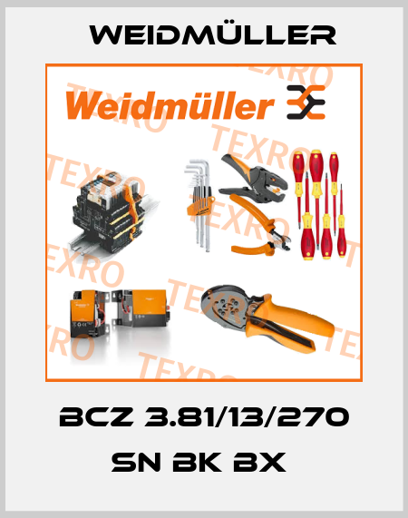 BCZ 3.81/13/270 SN BK BX  Weidmüller
