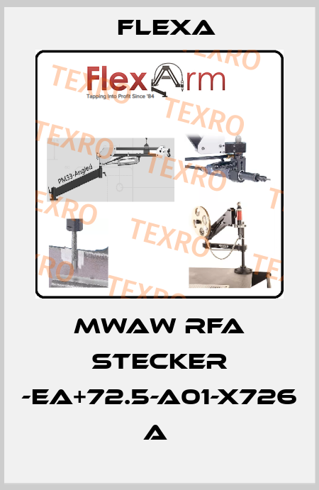 MWAW RFA Stecker -EA+72.5-A01-X726 A  Flexa