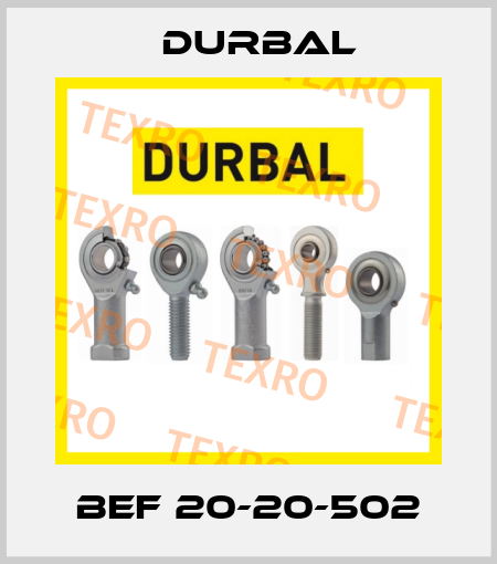 BEF 20-20-502 Durbal
