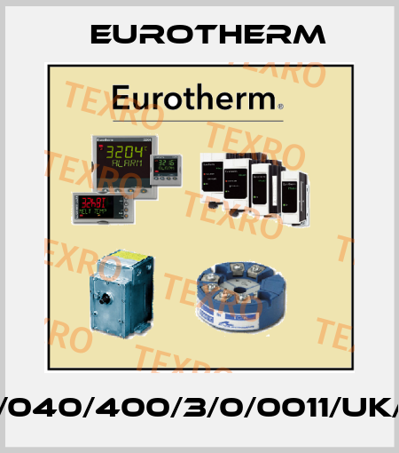 605/040/400/3/0/0011/UK/000 Eurotherm
