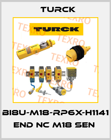 BI8U-M18-RP6X-H1141 END NC M18 SEN  Turck