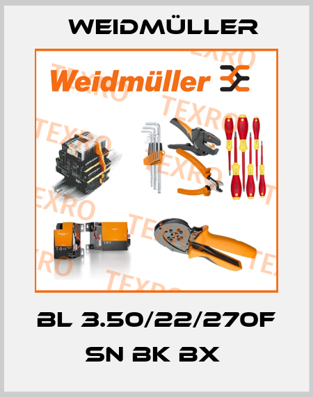 BL 3.50/22/270F SN BK BX  Weidmüller