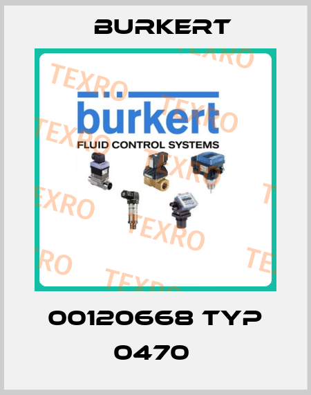 00120668 TYP 0470  Burkert