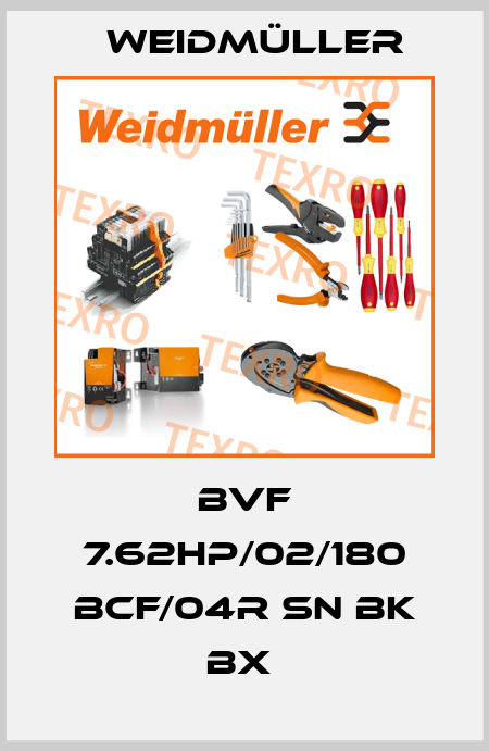 BVF 7.62HP/02/180 BCF/04R SN BK BX  Weidmüller