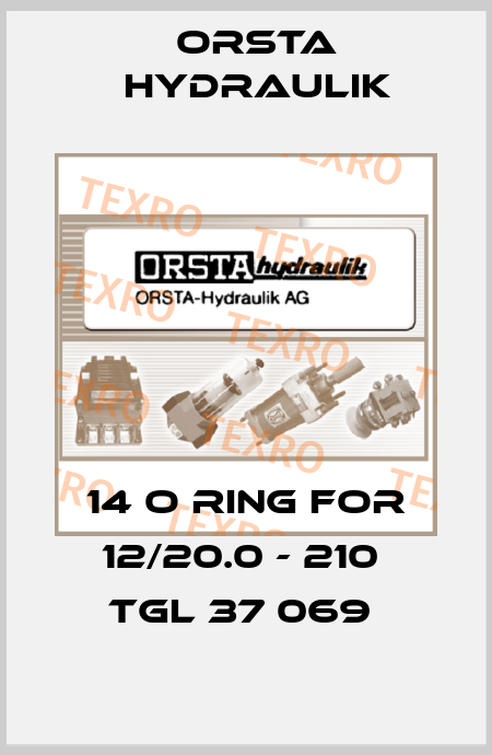 14 O ring for 12/20.0 - 210  TGL 37 069  Orsta Hydraulik