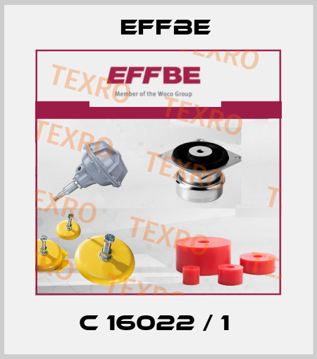 C 16022 / 1  Effbe