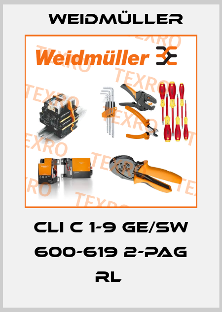 CLI C 1-9 GE/SW 600-619 2-PAG RL  Weidmüller