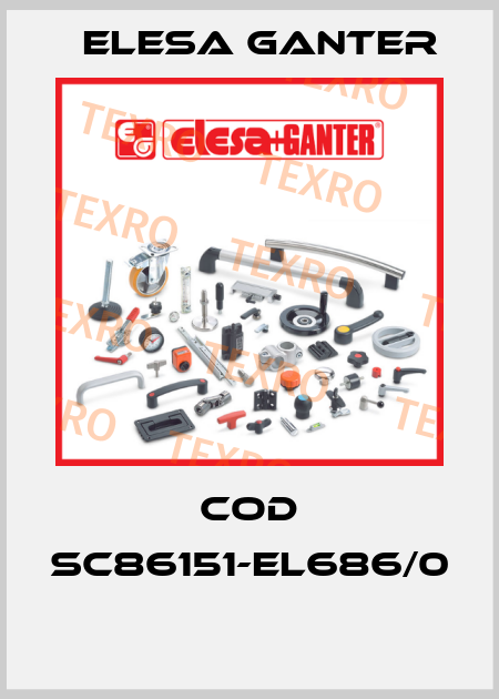COD SC86151-EL686/0  Elesa Ganter