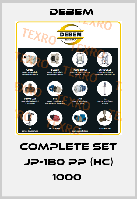 COMPLETE SET JP-180 PP (HC) 1000  Debem