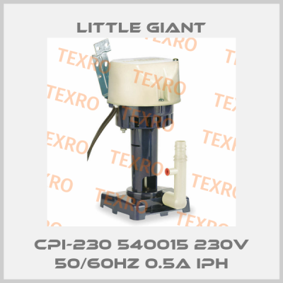 CPI-230 540015 230V 50/60HZ 0.5A IPH Little Giant