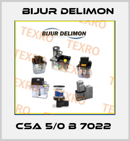 CSA 5/0 B 7022  Bijur Delimon