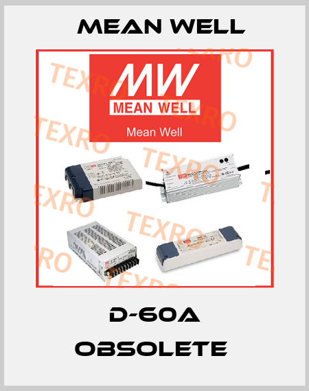 D-60A obsolete  Mean Well