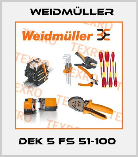 DEK 5 FS 51-100  Weidmüller