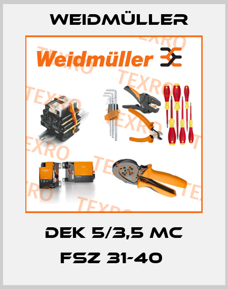 DEK 5/3,5 MC FSZ 31-40  Weidmüller