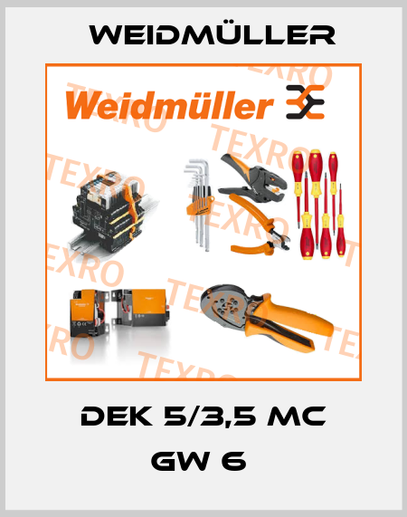 DEK 5/3,5 MC GW 6  Weidmüller