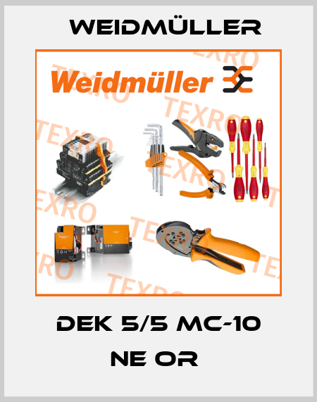 DEK 5/5 MC-10 NE OR  Weidmüller