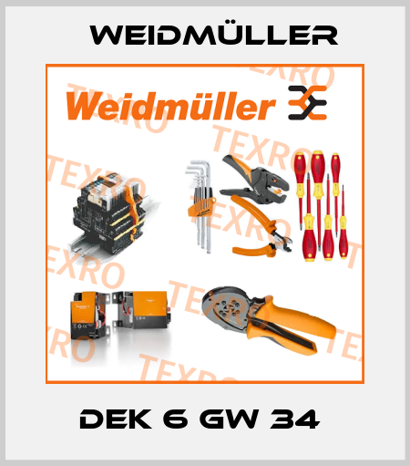 DEK 6 GW 34  Weidmüller