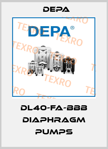 DL40-FA-BBB Diaphragm Pumps Depa