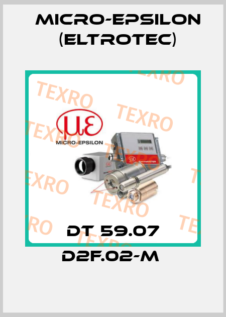 DT 59.07 D2F.02-M  Micro-Epsilon (Eltrotec)
