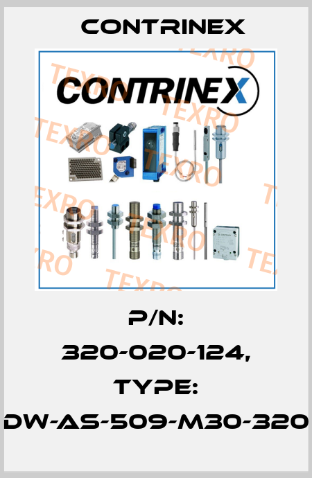 p/n: 320-020-124, Type: DW-AS-509-M30-320 Contrinex