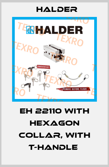 EH 22110 WITH HEXAGON COLLAR, WITH T-HANDLE  Halder