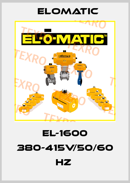EL-1600 380-415V/50/60 HZ  Elomatic