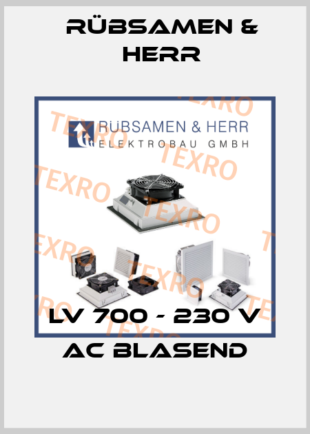 LV 700 - 230 V AC blasend Rübsamen & Herr