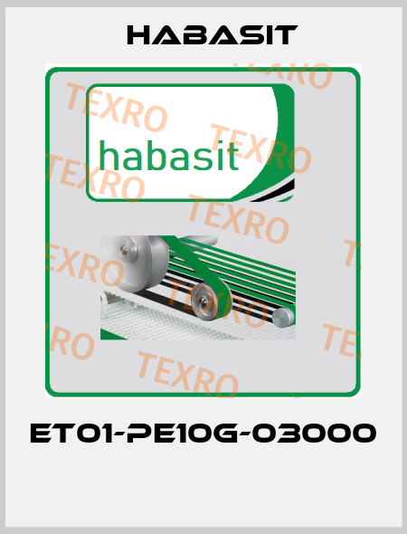 ET01-PE10G-03000  Habasit