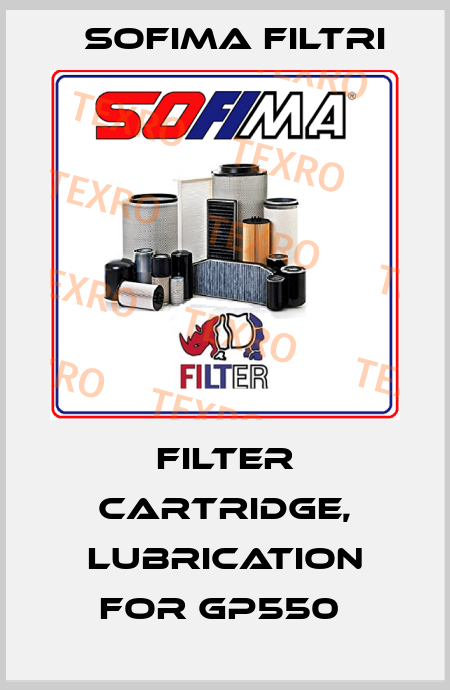 FILTER CARTRIDGE, LUBRICATION FOR GP550  Sofima Filtri