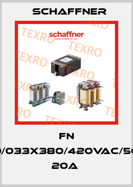 FN 355-20/033X380/420VAC/50-60HZ 20A  Schaffner