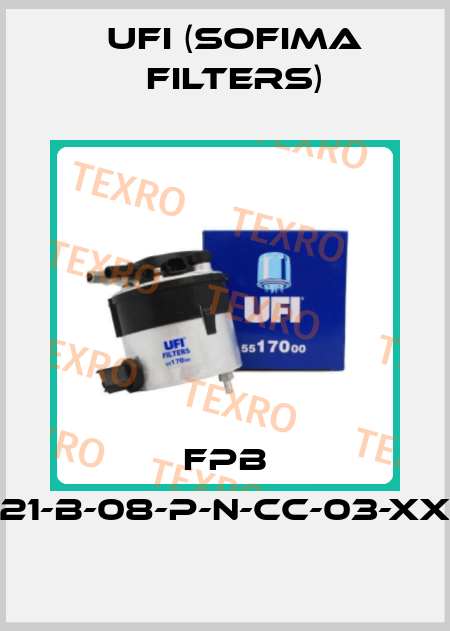 FPB 21-B-08-P-N-CC-03-XX Ufi (SOFIMA FILTERS)