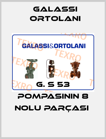 G. S 53 POMPASININ 8 NOLU PARÇASI  Galassi Ortolani