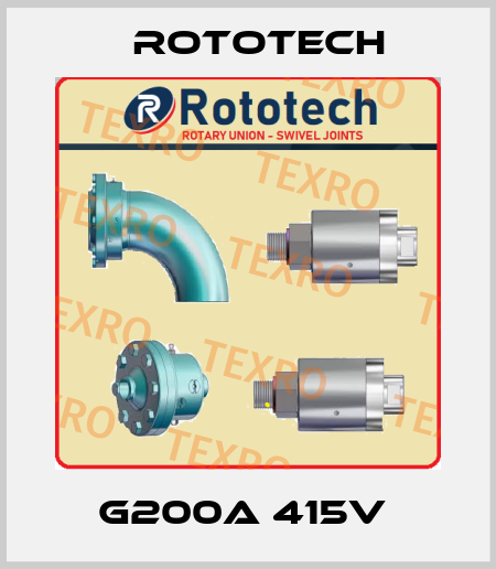 G200A 415V  Rototech