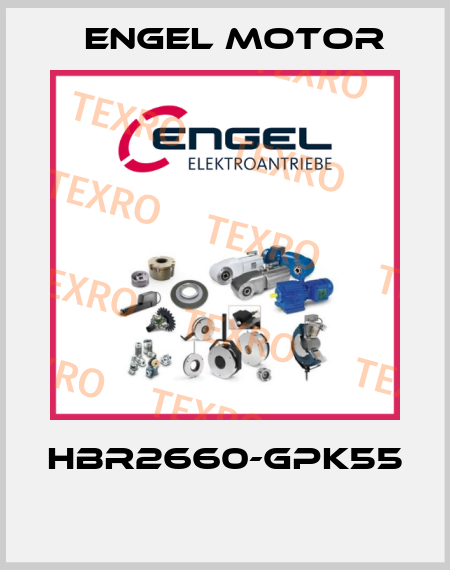 HBR2660-GPK55  Engel Motor