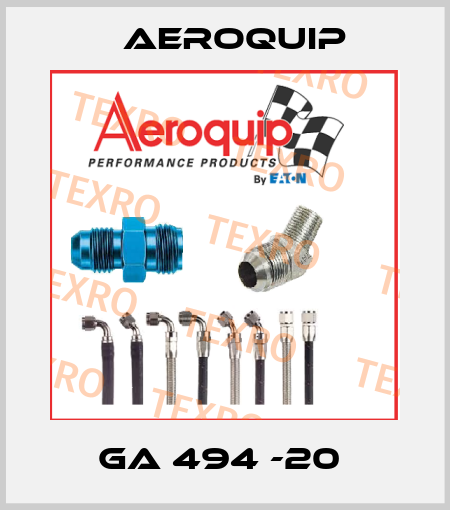 GA 494 -20  Aeroquip