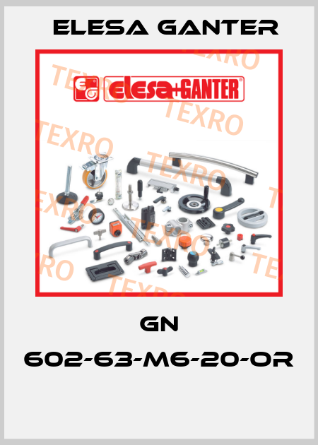 GN 602-63-M6-20-OR  Elesa Ganter