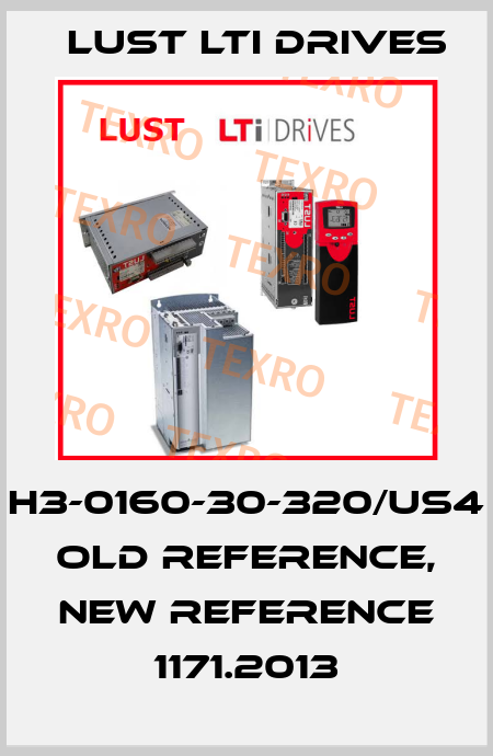 H3-0160-30-320/US4  old reference, new reference 1171.2013 LUST LTI Drives