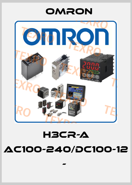 H3CR-A AC100-240/DC100-12 -  Omron