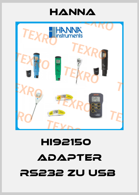 HI92150   ADAPTER RS232 ZU USB  Hanna