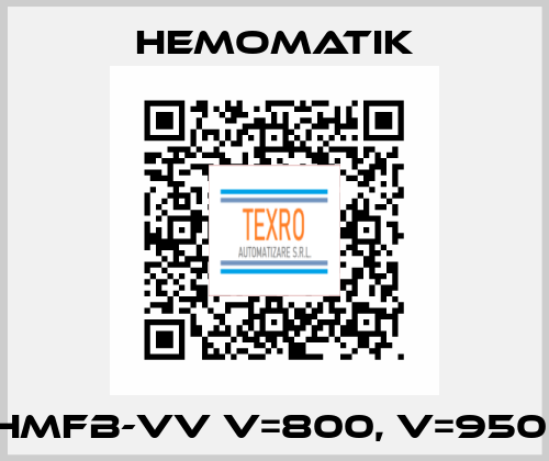 HMFB-VV V=800, V=950  Hemomatik