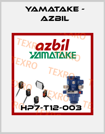 HP7-T12-003  Yamatake - Azbil