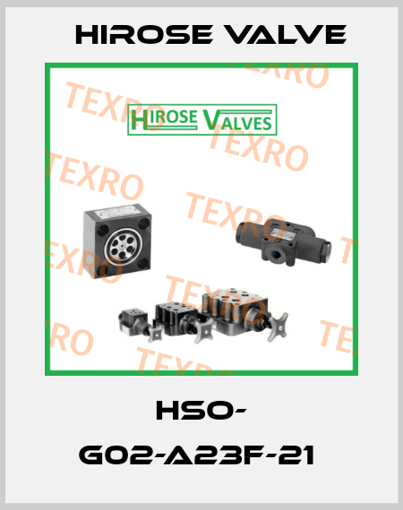 HSO- G02-A23F-21  Hirose Valve