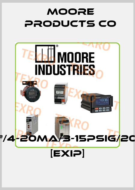 IPX²/4-20MA/3-15PSIG/20PSI [EXIP] Moore Products Co