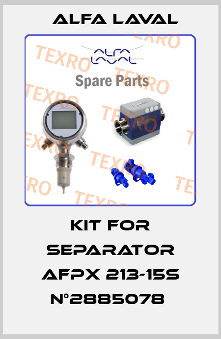 KIT FOR SEPARATOR AFPX 213-15S N°2885078  Alfa Laval