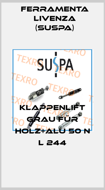 Klappenlift grau für Holz+Alu 50 N L 244 Ferramenta Livenza (Suspa)