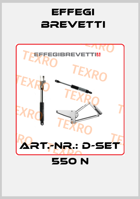 Art.-Nr.: D-Set 550 N Effegi Brevetti