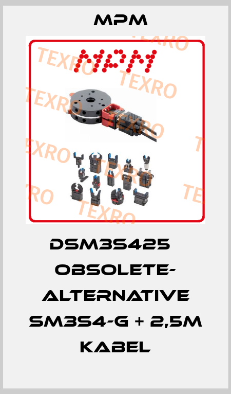 DSM3S425   obsolete- ALTERNATIVE SM3S4-G + 2,5m Kabel Mpm