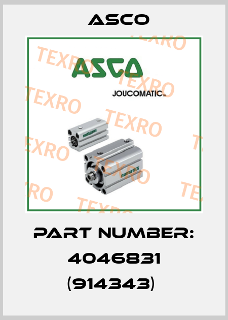 Part number: 4046831 (914343)  Asco