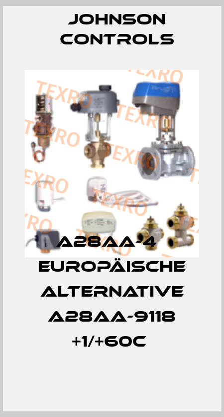 A28AA-4   Europäische Alternative A28AA-9118 +1/+60C  Johnson Controls