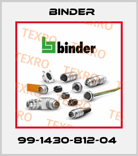 99-1430-812-04  Binder